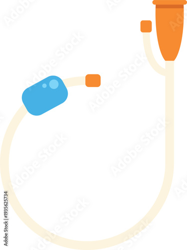Foley catheter providing urinary drainage for patients in healthcare settings