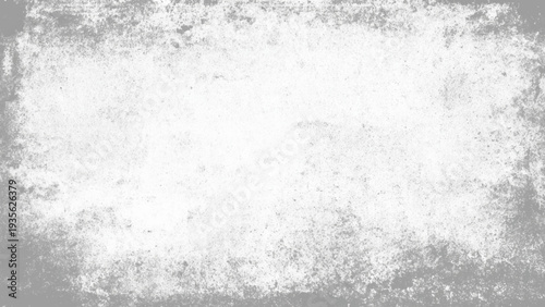 abstract gray grunge texture background with distressed vignette border and white center backdrop for design use mockups