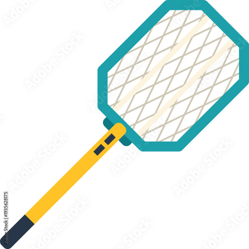 Modern electric mosquito swatter designed for pest control against flying insects