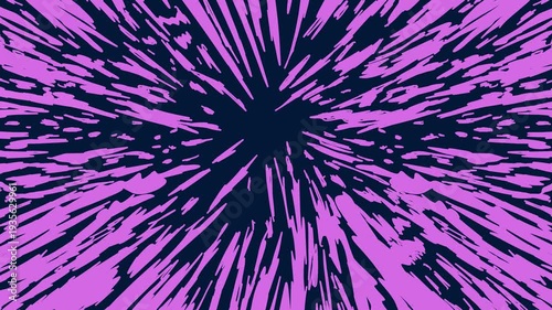 Comic Style Manga Speed Lines 4K Seamless Loop
