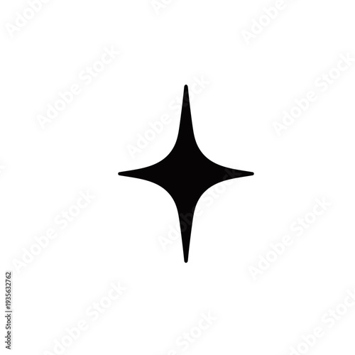 シンプル上品スパークルアイコンシリーズ – ソフトクロススパークル　キラキラアイコン