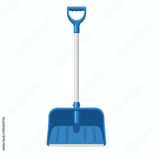 Colorful Plastic Snow Shovel for Snow Removal and Garden Work