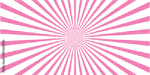 Dark Hot Pink color and white color Sunburst for the background. flag of japanese. The rising sun.