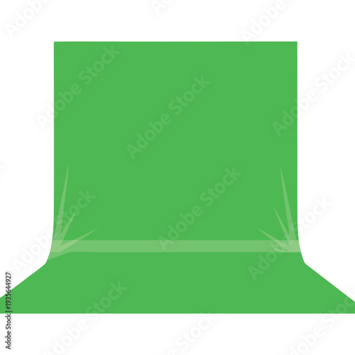 Blank Green Screen Backdrop for Creative Video and Photography Projects