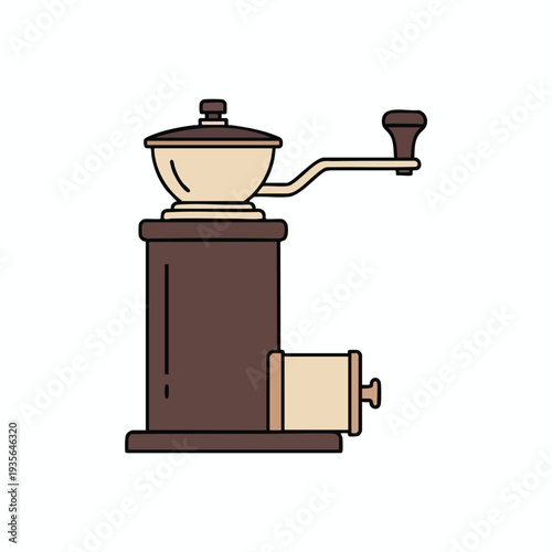 Vintage Manual Coffee Grinder for Freshly Ground Coffee Beans