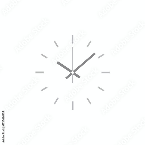 Modern Wall Clock Showing Time for Home or Office Decor