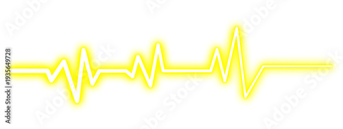 heart beat on ecg vector. heartbeat line icon. vector illustration PNG Formet. Neon glowing blue heartbeat line on transparent background. Modern clean medical symbol isolated on transparent