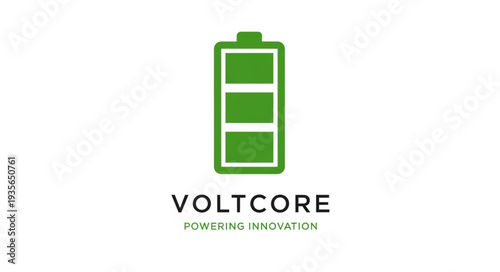 Voltcore battery logo powering innovation energy storage.