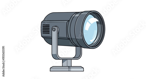 Studio Spotlight Lamp with Adjustable Stand.