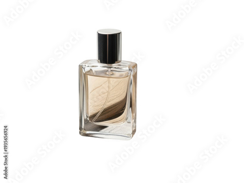 Luxury perfume bottle isolated on transparent background