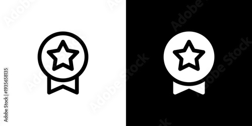Premium Quality icon concept with flat Black White Background. Vector illustration.