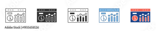 Digital interface with data analytics charts and time management indicators, visualizing performance metrics for business growth and operational efficiency