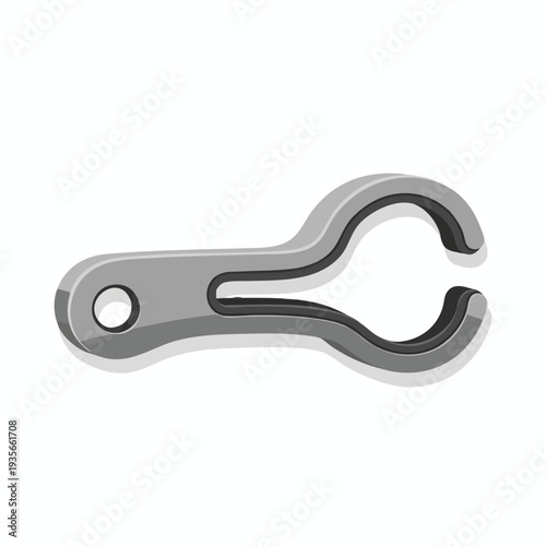 Modern adjustable wrench tool for DIY home repairs and maintenance