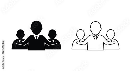 Professional team collaboration concept Vector