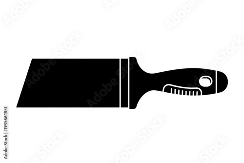 Silhouette of a Spatula: This captivating image presents a sleek, minimalist silhouette of a spatula, evoking a sense of precision and utility within a clean, uncluttered space.