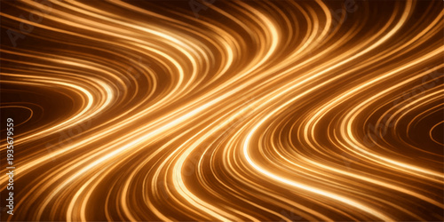 Abstract orange fire style background with smooth swirling liquid waves and spiral ripple pattern design
