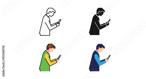 Man Smartphone Digital Interaction Communication Business