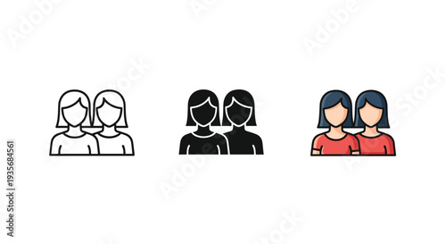 People Group Icon Business Representation