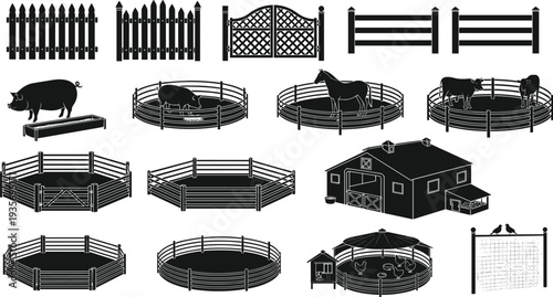 Traditional Hindu ceremonial kalash with marigold garlands and flowing orange cloth decorative festive religious vector illustration isolated on white background