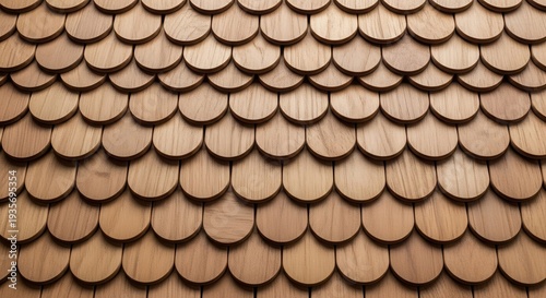 Wooden Shingles Texture Background Pattern