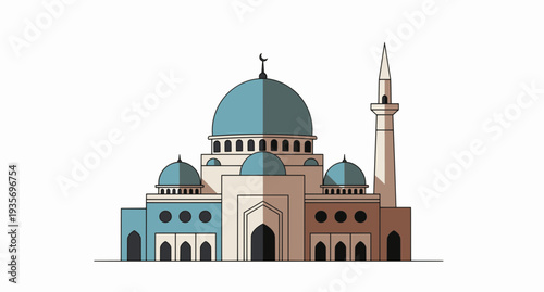 Mosque Architecture Islamic Building Dome Minaret Traditional Design