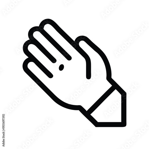 Glove Item Protected Handling Icon