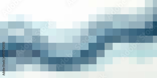 Seamless blue abstract background featuring a geometric square pattern and digital mosaic design for a modern technology business wallpaper.