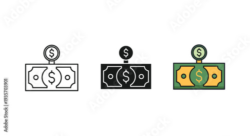 Money Exchange Icon Finance Transaction