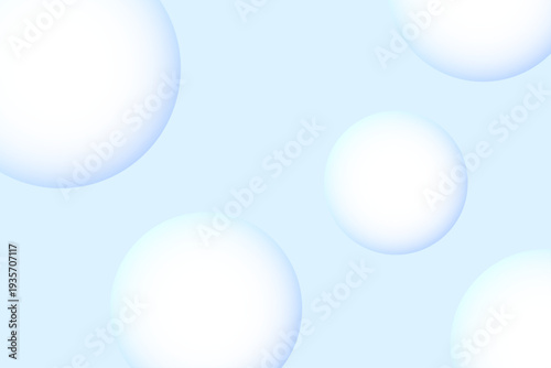 薄水色  泡 サークル 抽象 シンプル 背景 デザイン