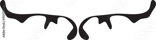 Vector moose antlers