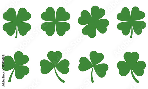 Four and Three Leaf Clovers