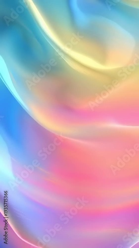 Rainbow Iridescent Fabric Background Texture.