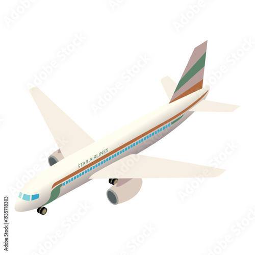 Airplane shipment icon