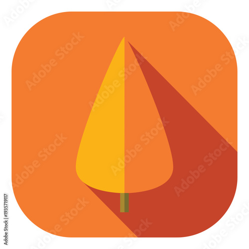 Orange two fold tree
