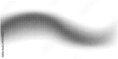 Grunge halftone gradient background. Faded grit noise texture. White and black sand wallpaper. Retro pixelated backdrop. Anime or manga style comic modern