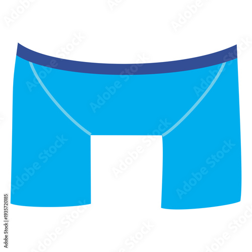 Blue mens short cartoon