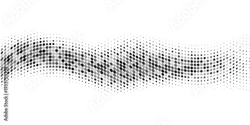 Grunge halftone gradient background. Faded grit noise texture. White and black sand wallpaper. Retro pixelated backdrop. Anime or manga style comic modern