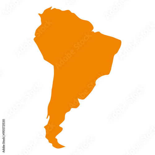 South american continental map