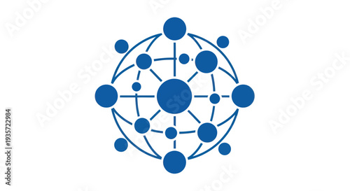 Global network connection abstract concept, digital communication, technology and data transfer.