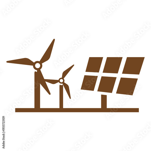 Windmills solar panel