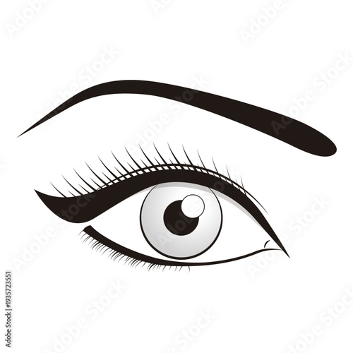 Eye make up illustration