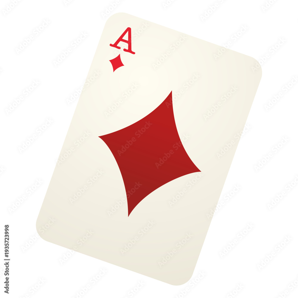 Obraz premium Diamond playing card