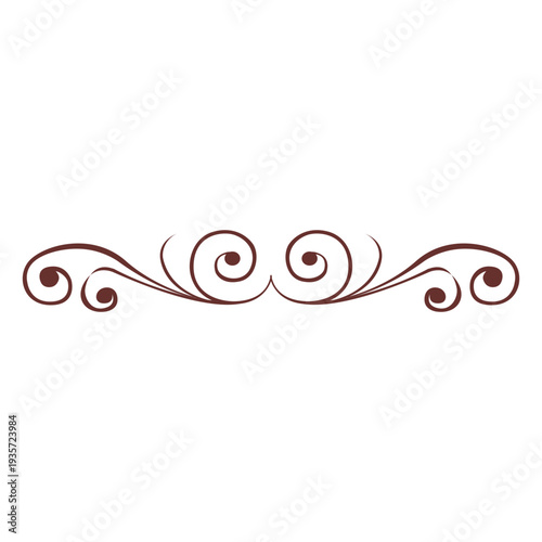 Decorative ornamented divider 6