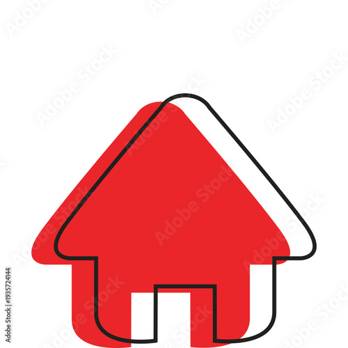 Home Icon with Shadow