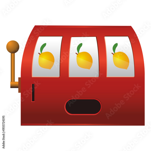Slot machine cartoon