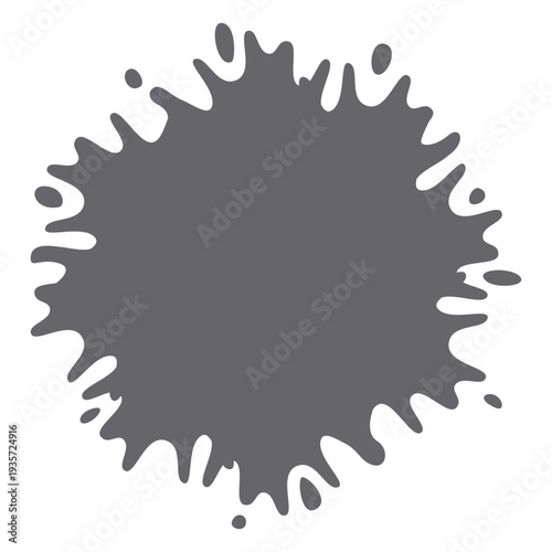 Paint droplet splash splatter