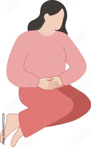 Women Menstrual Health Illustration
