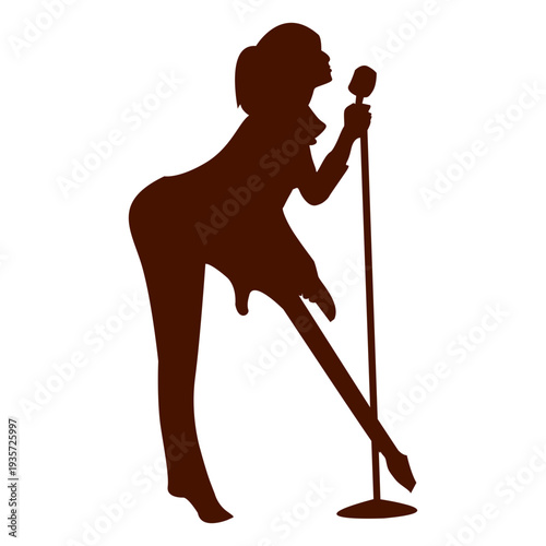 Music singer musician silhouette