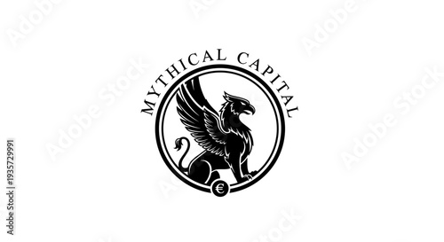 Mythical Griffin Capital Logo for Finance and Investment Business