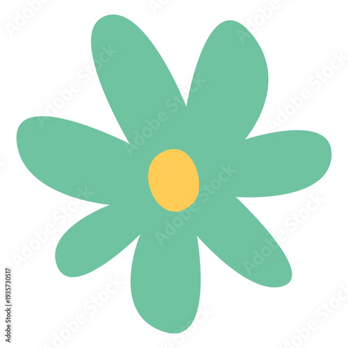 Icon flower doodle illustration